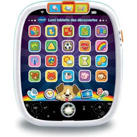 Tablette VTECH BABY Lumi des Découvertes Blanche - Jouet tactile et lumineux pour les