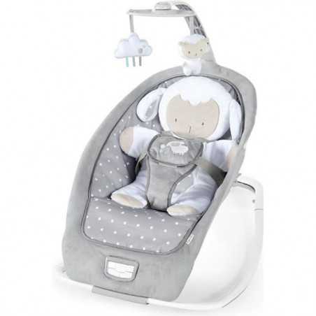 INGENUITY Transat pour bébé bascule évolutif pliable - Petit Mouton - Position fixe ou bascule,cadeau bébé
