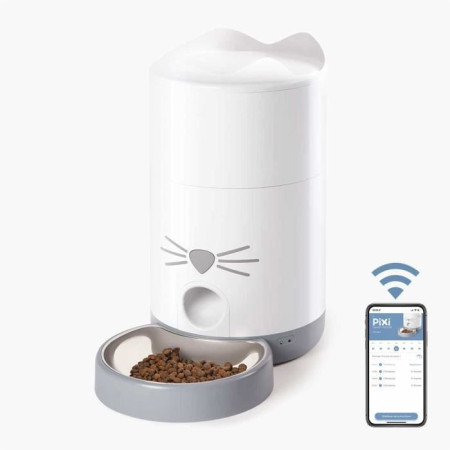 CATIT - PIXI Distributeur de croquettes connecté pour chat - 1