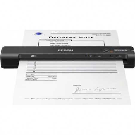EPSON Scanner a alimentation feuille a feuille Epson WorkForce ES-60W - Résolution Optique 600 dpi - Couleur 16 bit - USB