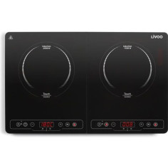 Plaque a induction Double LIVOO DOC236 - 22cm - de 60° a 240° - Noir Plaque a induction Double LIVOO DOC236 - 22cm - de 60° a 240° - Noir