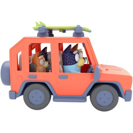 Véhicule familial 4x4 Bluey - MOOSE TOYS - Bandit et accessoires inclus