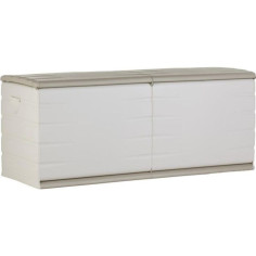 PLASTIKEN Coffre 450L Intérieur/Extérieur Fonctionnel et Esthétique Cadenassable avec PLASTIKEN Coffre 450L Intérieur/Extérieur Fonctionnel et Esthétique Cadenassable avec