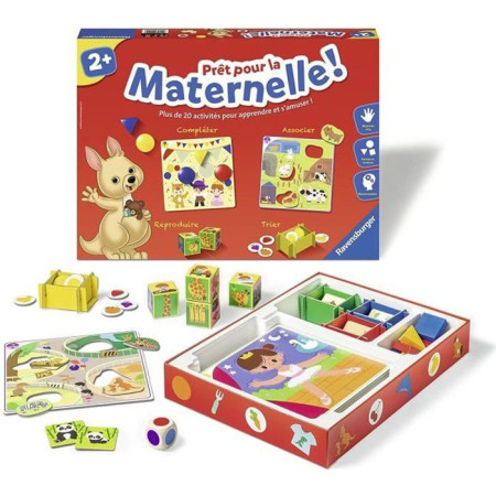 Jeu éducatif - RAVENSBURGER - Pret pour la maternelle ! - 20 activités - Des 2 ans