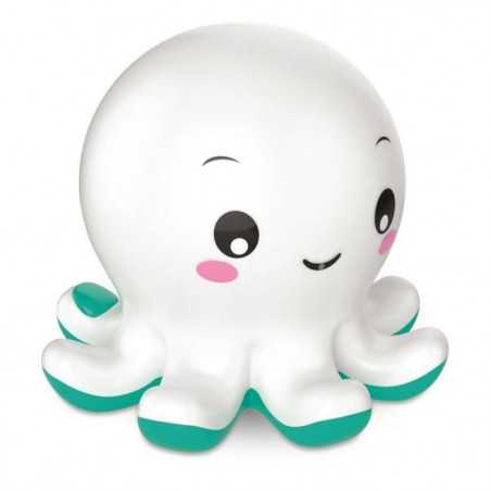 Baby Clementoni - Colin, le poulpe de bain - Interactif, lumineux, musical et prend la température