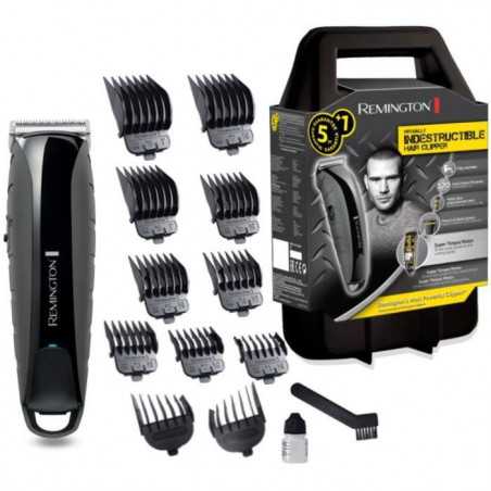 Tondeuse Cheveux Indestructible REMINGTON HC5880 - Lames Acier Japonais Auto-Affûtées - Batterie Dual Lithium