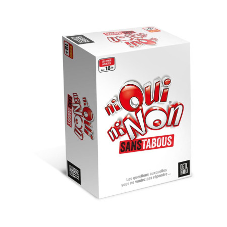 Jeu de société Ni Oui Ni Non Sans Tabous - Megableu - Pour adultes a partir de 18 ans