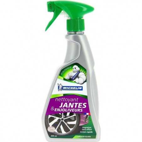 Nettoyant jantes pulvérisateur 500ml - MICHELIN - Formule Naturelle, tous types de jantes et enjoliveurs