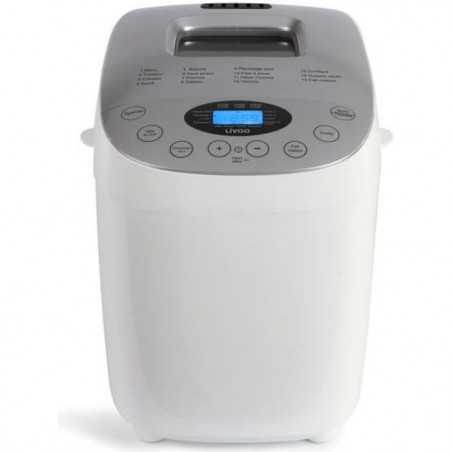 LIVOO DOP205W Machine a Pain - Ecran Digital 15 Programmes - Blanc
