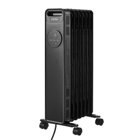 Radiateur électrique bain d'huile 1500W OCEANIC - 3 puissances - Thermostat électroni