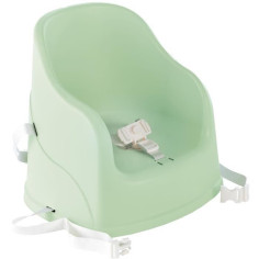 Rehausseur de chaise THERMOBABY Tudi - de 6 a 36 mois - Harnais de sécurité 3 points - Vert céladon Rehausseur de chaise THERMOBABY Tudi - de 6 a 36 mois - Harnais de sécurité 3 points - Vert céladon