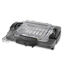 Barbecue électrique DELONGHI BQ60.X - Double grille - 1 900 W - Plateau aluminium amovible Barbecue électrique DELONGHI BQ60.X - Double grille - 1 900 W - Plateau aluminium amovible
