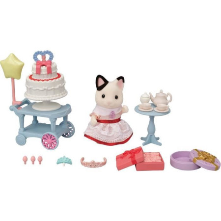 Figurines miniatures - SYLVANIAN FAMILIES - 5646 - La fille Chat bicolore et son goût