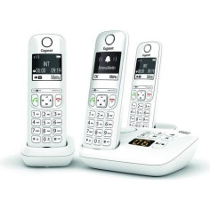 Téléphone Fixe AS690 A Trio Blanc - GIGASET - Monochrome - 20 tonalités de sonnerie - Mains libres Téléphone Fixe AS690 A Trio Blanc - GIGASET - Monochrome - 20 tonalités de sonnerie - Mains libres