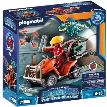 PLAYMOBIL 71085 Dragons Quad & Phil