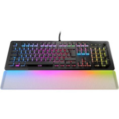 Clavier filaire - Optique et mécanique - ROCCAT - Vulcan II Max - AZERTY - Rétro-éclairage - Noir Clavier filaire - Optique et mécanique - ROCCAT - Vulcan II Max - AZERTY - Rétro-éclairage - Noir