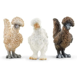 Coffret de Figurines Poules - Ferme Jouet et Grange de 3 Pieces avec Figurines Poules
