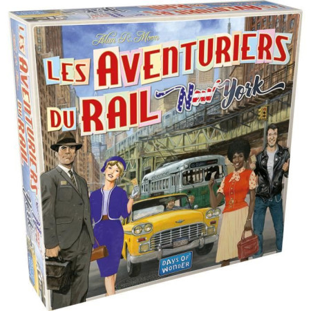 Les Aventuriers du Rail : New York - AC-DÉCO - Jeu de société - 8 ans et plus - 2 a 4