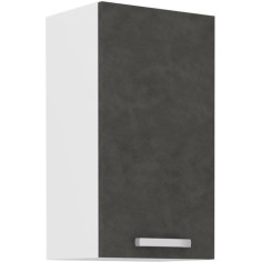 Meuble haut 1 porte battante - Gris mat - L 40 x P 31 Meuble haut 1 porte battante - Gris mat - L 40 x P 31