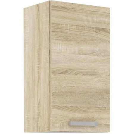 Meuble haut 1 porte battante - Décor chene sonoma - L 40 x P 31