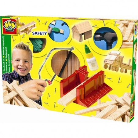Atelier de menuiserie grande - SES CREATIVE - Kit complet - Jouets en bois