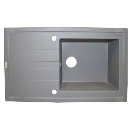 Tango 1 evier à encastrer cuve gris beton*