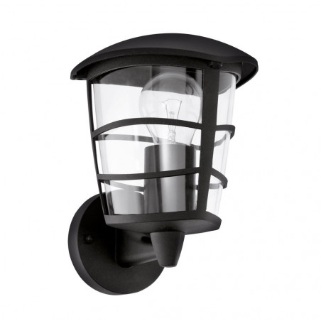 Applique murale extérieur noir Aloria E27 60W