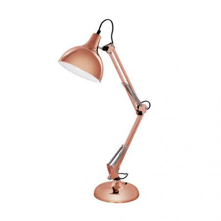 Borgillio lampe de table cuivre E27 60W-