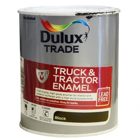 Peinture camion noir 1L