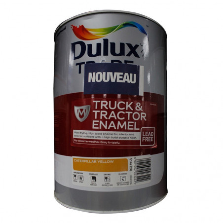 Peinture camion jaune Caterpillar 5L