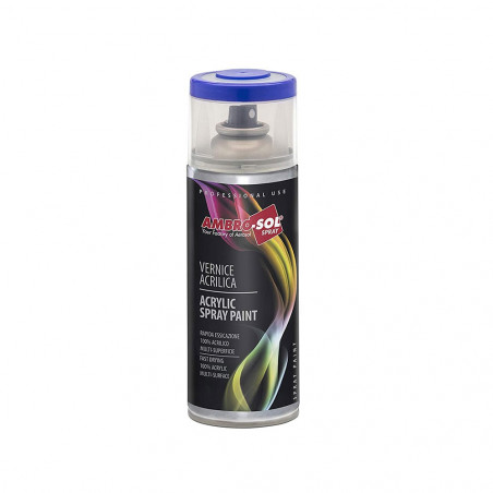 Peinture acrylique aérosol RAL9006 400ml Aluminium blanc