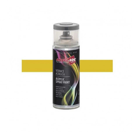 Peinture aérosol 400ml RAL 1003 jaune securite