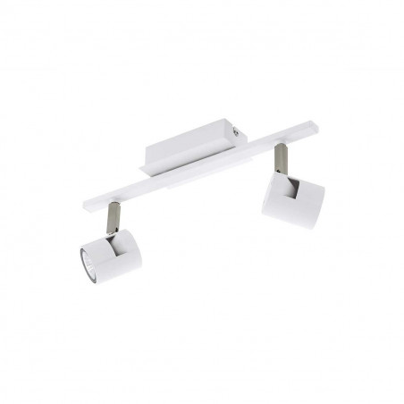 Plafonnier encastrable blanc 5 W Vergiano 2XGU10 5W 400lm