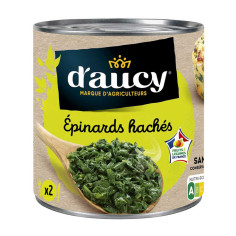 D'AUCY Epinards hachés 395g Antananarivo Madagascar