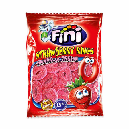 FINI Bonbons fizzy strawberry rings 100g Antananarivo Madagascar