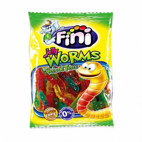 Bonbons fizzy jelly worms 100g