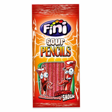 FINI Bonbons sour strawberry pencil 100g Antananarivo Madagascar