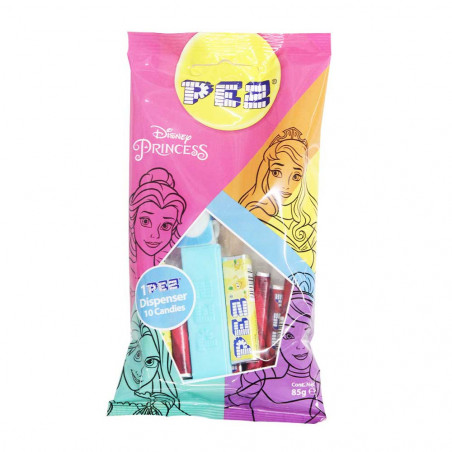 Bonbons Pez 1 distributeur 2 stickers 10 recharges