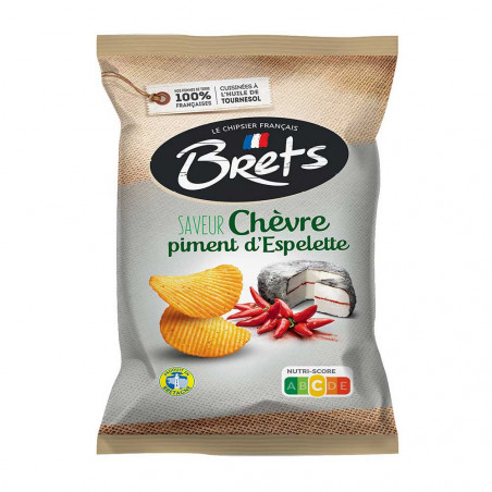 Chips saveur chèvre piment d'espelette 125g