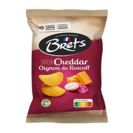 BRETS Chips saveur cheddar oignons de roscoff 125g Antananarivo Madagascar