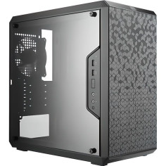 COOLER MASTER LTD BOITIER PC MasterBox Q300L - Noir - Verre trempé - Format Micro ATX