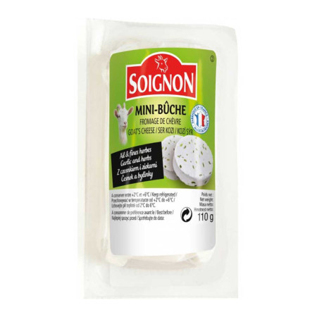 SOIGNON Fromage de chèvre ail et fines herbes bûchette 110g Antananarivo Madagascar
