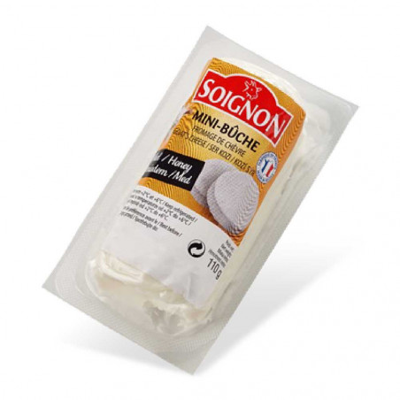 Fromage de chèvre au miel bûchette 110g