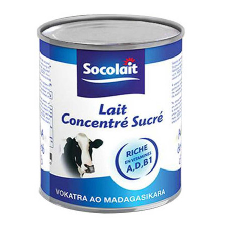 SOCOLAIT Lait concentré sucré 390g Antananarivo Madagascar