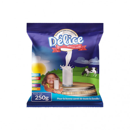 Lait en poudre Délice 250g