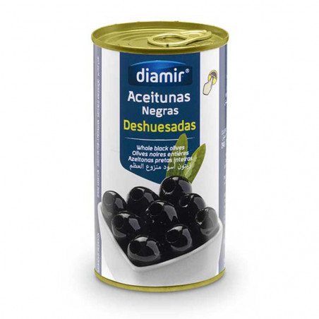 Olives noires denoyautées boite 150g