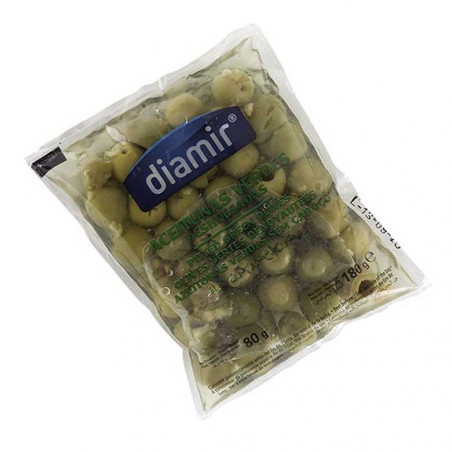 Olives vertes dénoyautées sachet 180g