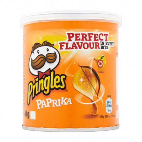 Chips en tube small hot paprika 40g