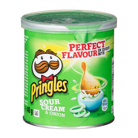 Chips en tube small sour cream onion 40g