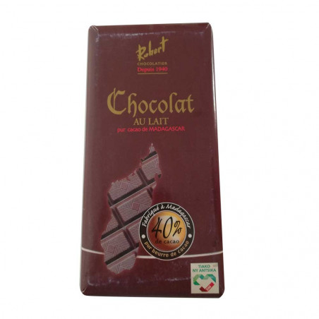 Tablette de Chocolat au Lait 40% 75g